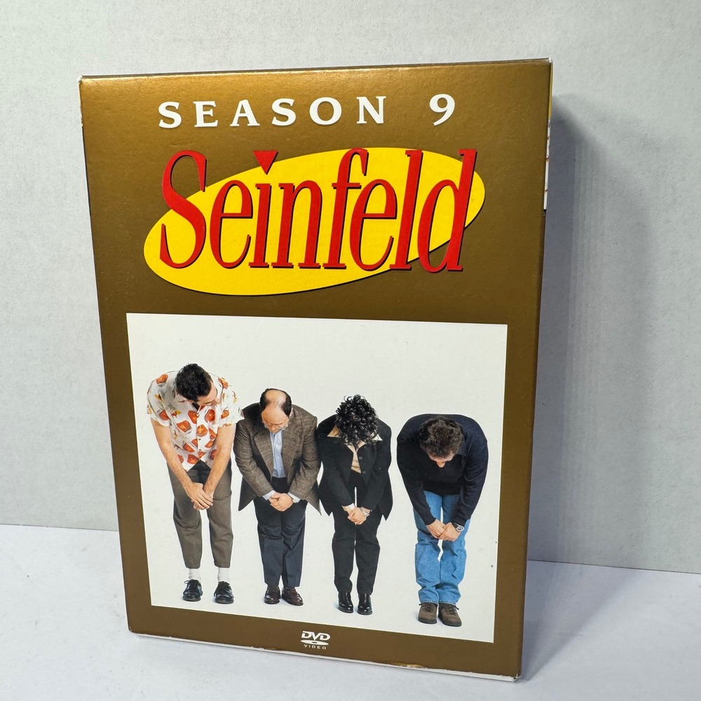 Seinfeld Season 9 4-Disc DVD Box Set Complete Series 24‎ Episode Remastered 2007